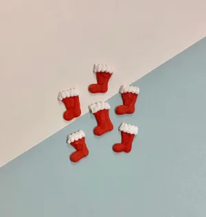 3/4" Mini Stocking Royal Icing