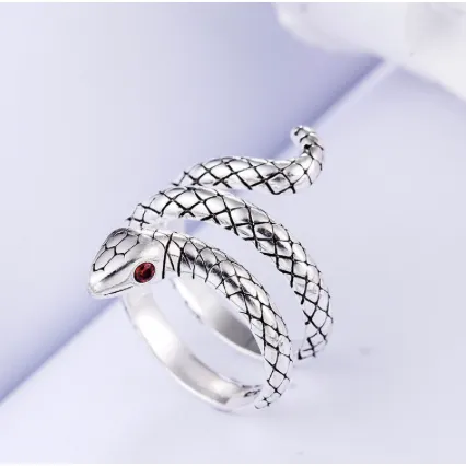 Adjustable Wrap Around Snake Ring - Assorted Styles