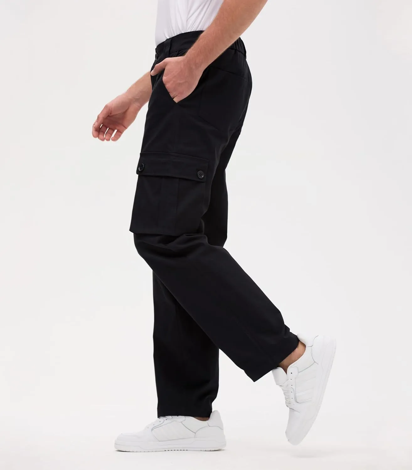 Cargo Pants for Men Baggy and Relaxed Fit Men's Casual Pants with 6 Pockets