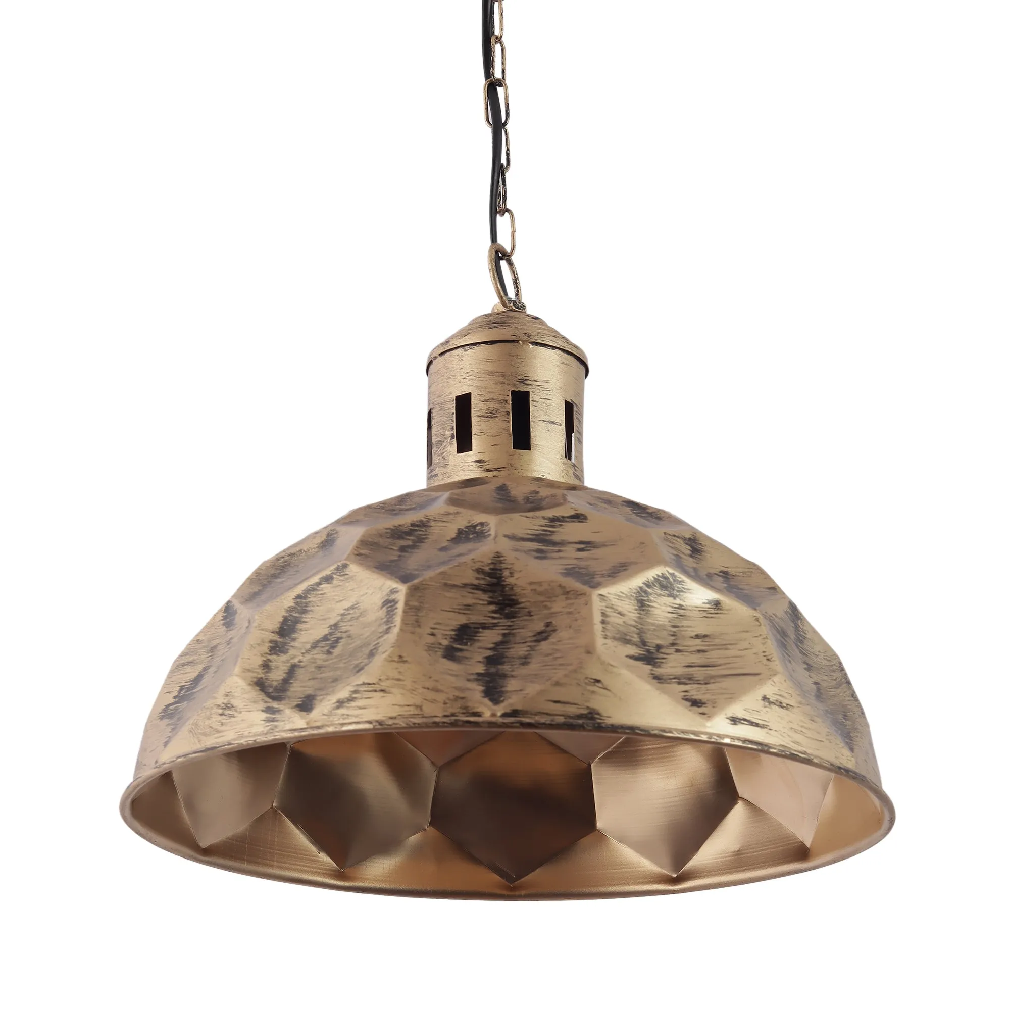 Copper Metal Single Hanging Light KATORA-HL-AB