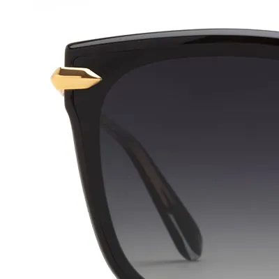 DEDE NYLON | Black   Black and Crystal 24K
