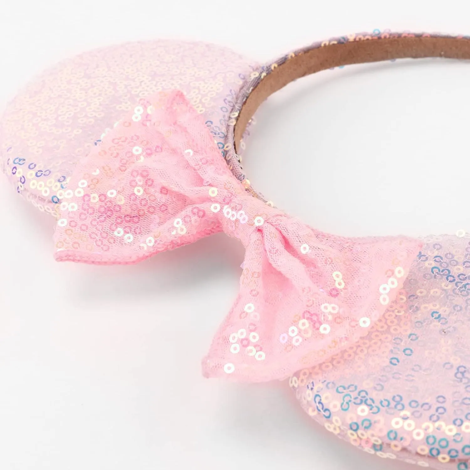 DRESHOW Mouse Ears Bow Headbands Glitter Party Decoration Cosplay Costume for Girls & Women
