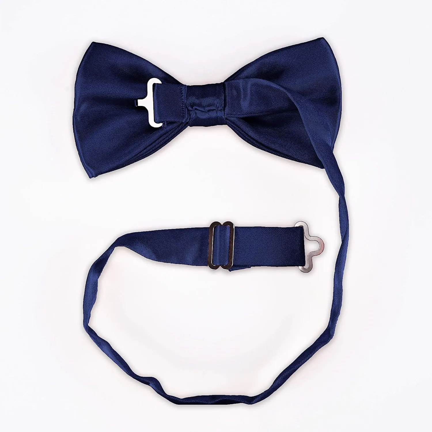 Men's Bowties Formal Satin Solid - 6/12 Pack Bow Ties Pre-tied Adjustable Ties for Men Many Colors Option in bulk