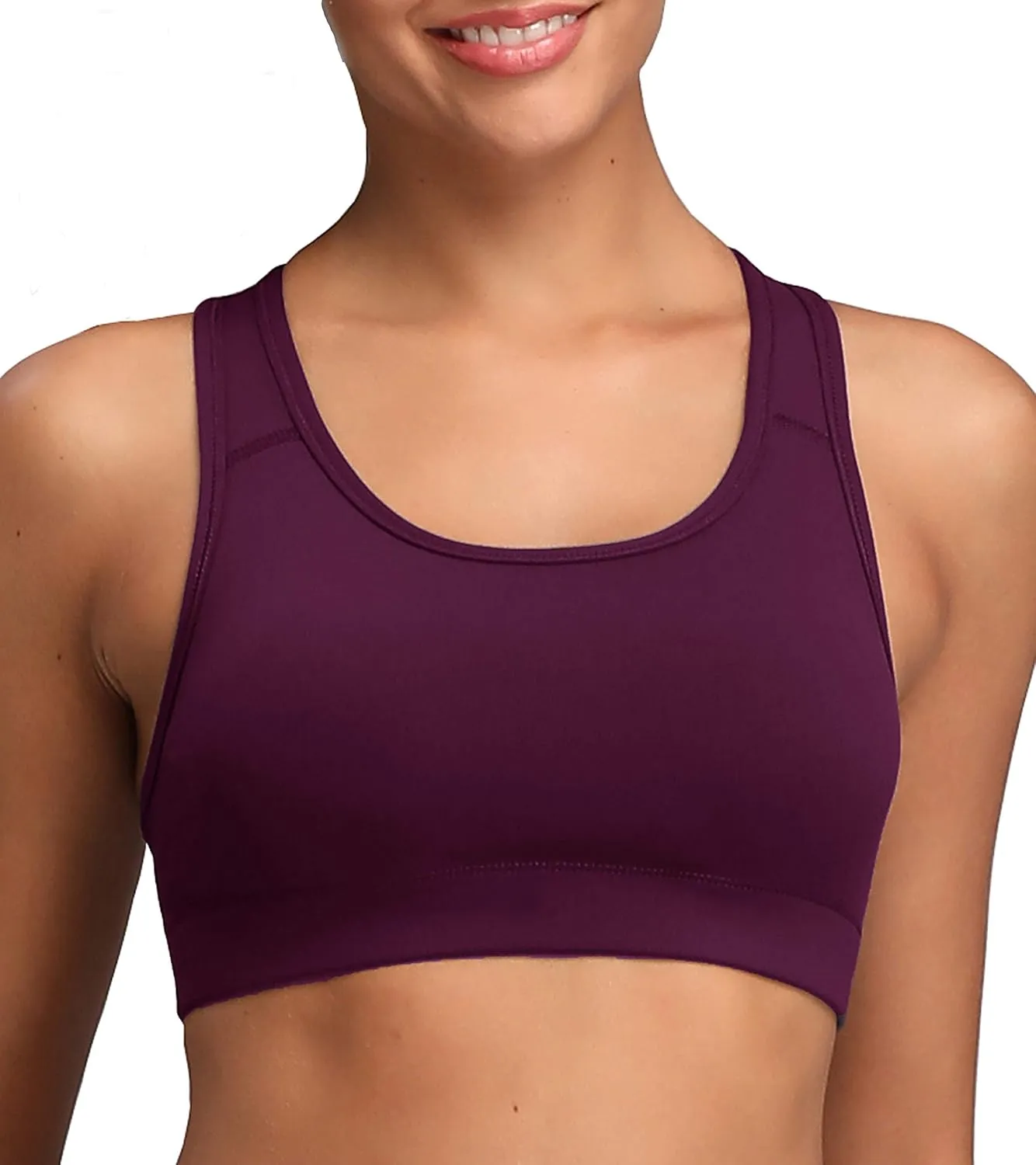 Oalka Women's Racerback Sports Fitness Support Workout Running Bras