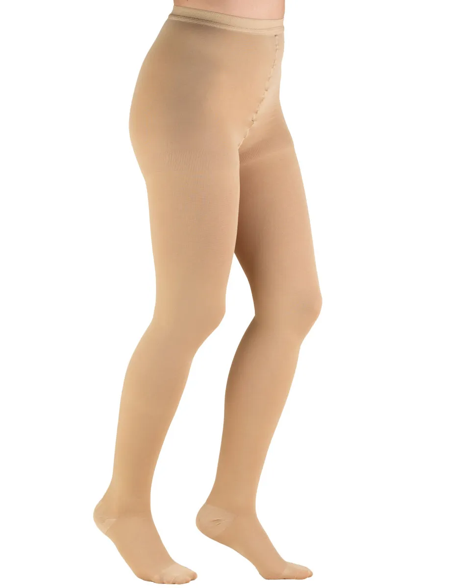 ReliefWear Women's Opaque 15-20 Pantyhose Closed Toe