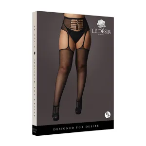 Shots Le Desir Highwaist Garter Stk Bk Q