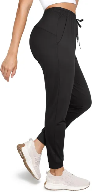 Womens Joggers with Pockets Ultra Soft Tapered Leg Joggers for Workouts and Running